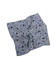 Dark-Toned Printed Men's Silk Handkerchief