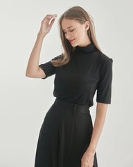 Knit Turtleneck T-shirt