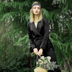 19Momme Full Length Silk Robe