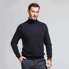 Men's Cashmere Turtleneck Sweater