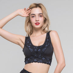 Sports Lace Breathable Silk Bra
