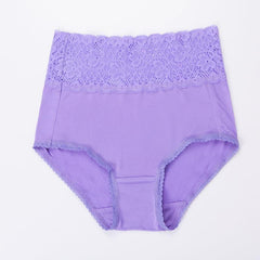 Silk High waist Lace Lingerie Knitted Panties