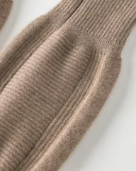 Cashmere Knee Pads, Beige