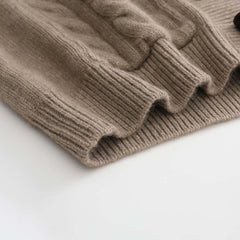 Cashmere Medium Length Cardigan