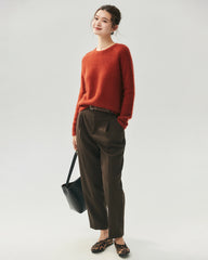 Cashmere Silk Raglan Sleeve Sweater
