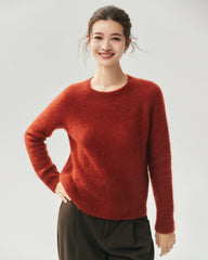 Cashmere Silk Raglan Sleeve Sweater