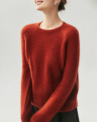 Cashmere Silk Raglan Sleeve Sweater