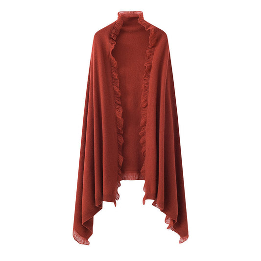 Cashmere Tippet Scarf, Red