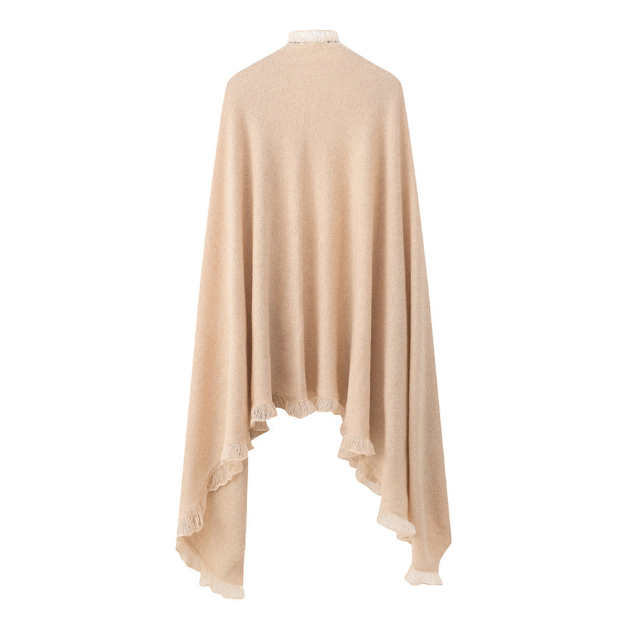 Cashmere Tippet Scarf, Beige