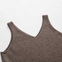 Cashmere V Neck Sweater Vest