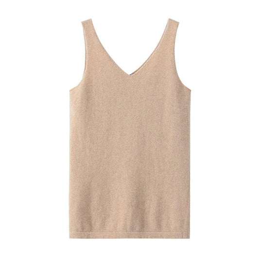 Cashmere V Neck Sweater Vest