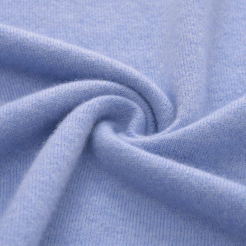 Crewneck Lightweight Cashmere Sweater, Blue