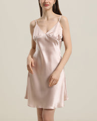 Close Fitting Silk Nightgown