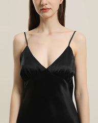 Close Fitting Silk Nightgown