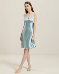Close Fitting Silk Nightgown
