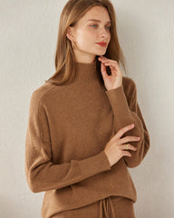 Turtleneck Oversized Cashmere Sweater