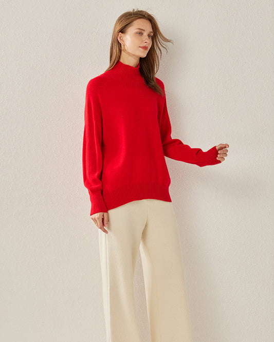 Turtleneck Oversized Cashmere Sweater