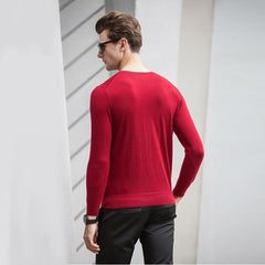 Crew Neck Cashmere Sweater for Men
