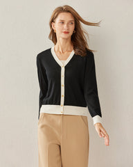 Cropped Women's Cozy Sweater Cardigan