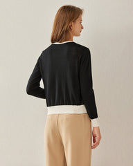 Cropped Women's Cozy Sweater Cardigan