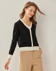 Cropped Women's Cozy Sweater Cardigan