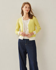 Cropped Women's Cozy Sweater Cardigan