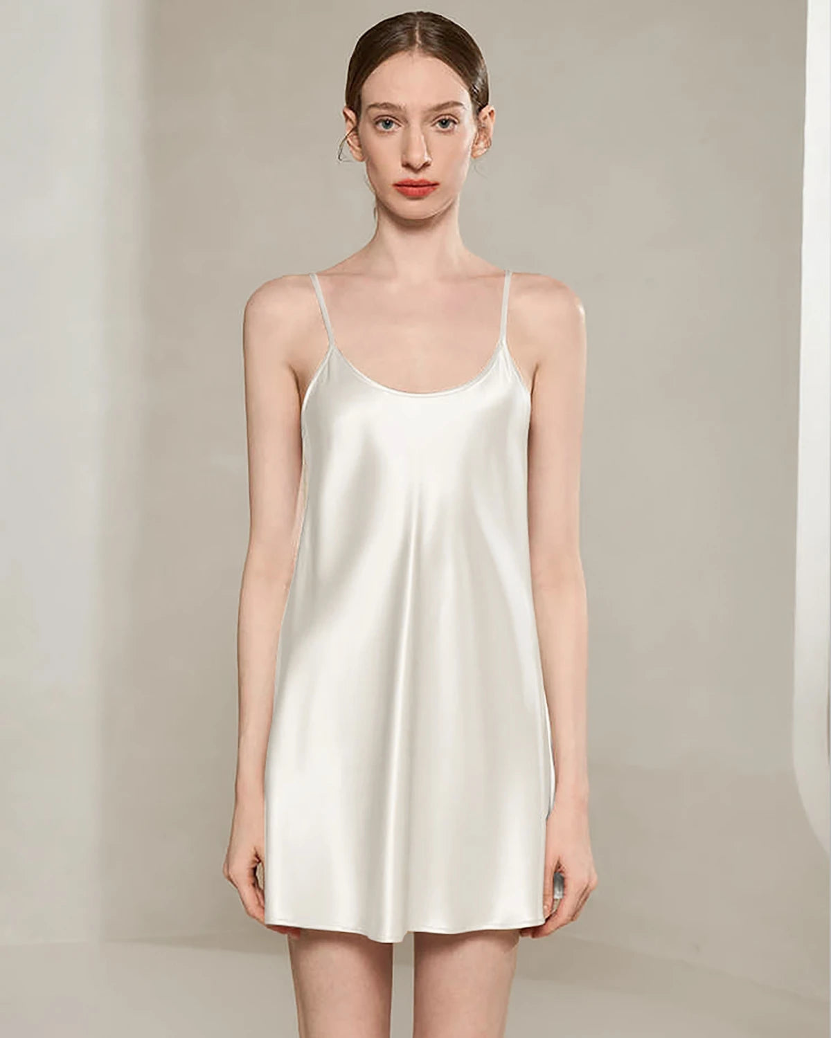 Women's Washable Silk Short Nightgown - DAISYSILK UK