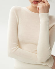 100% Merino Wool Crew Neck Top