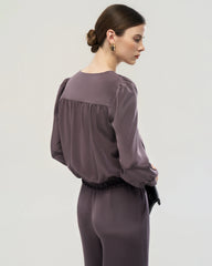22 Momme Silk Shirt and Straight Pants Set