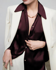 30 Momme Women's Slouchy Silk Shirt