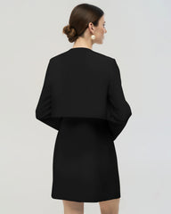 40 Momme Silk Cropped Jacket