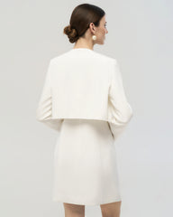 40 Momme Silk Cropped Jacket