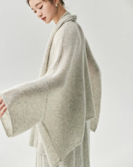 Cashmere Silk Relaxed Wide Sleeve Cardigan