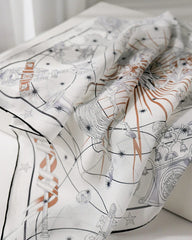 Chorus Stellarum Silk Square Scarf