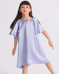 Bat-sleeved Nightdress for Girls - DAISYSILK UK