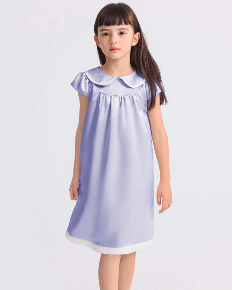 Kids Baby Girl Silk Nightgown - DAISYSILK UK