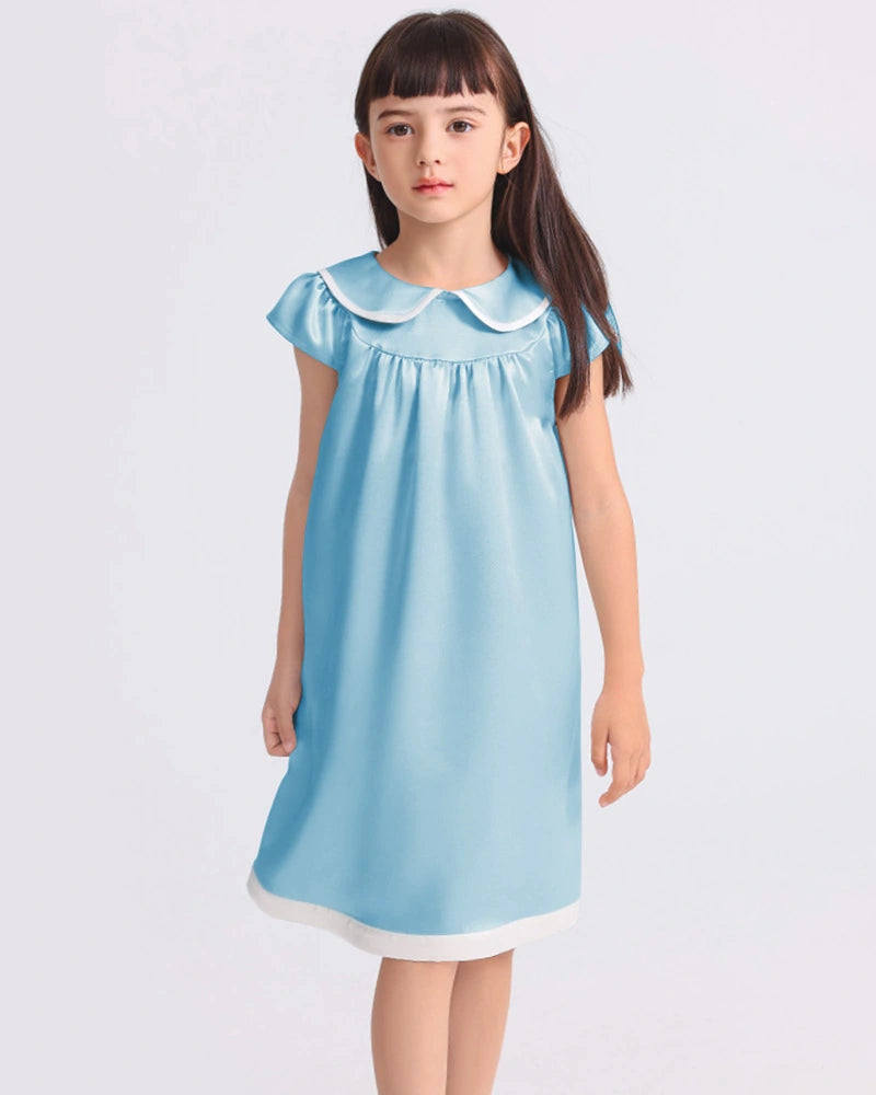 Kids Baby Girl Silk Nightgown - DAISYSILK UK