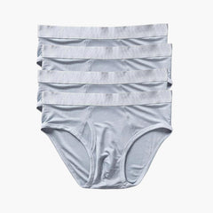 4Pcs Men's Silk Knit Briefs