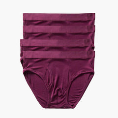 4Pcs Men's Silk Knit Briefs