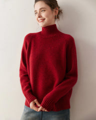 Oversized Women’s Cashmere Turtleneck Sweater