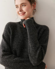 Oversized Women’s Cashmere Turtleneck Sweater