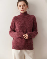 Oversized Women’s Cashmere Turtleneck Sweater
