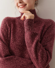 Oversized Women’s Cashmere Turtleneck Sweater