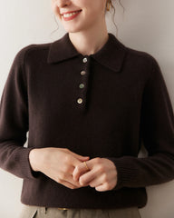 Women’s Polo Neck Cashmere Sweater