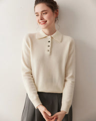 Women’s Polo Neck Cashmere Sweater