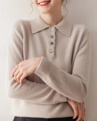 Women’s Polo Neck Cashmere Sweater