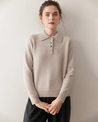 Women’s Polo Neck Cashmere Sweater