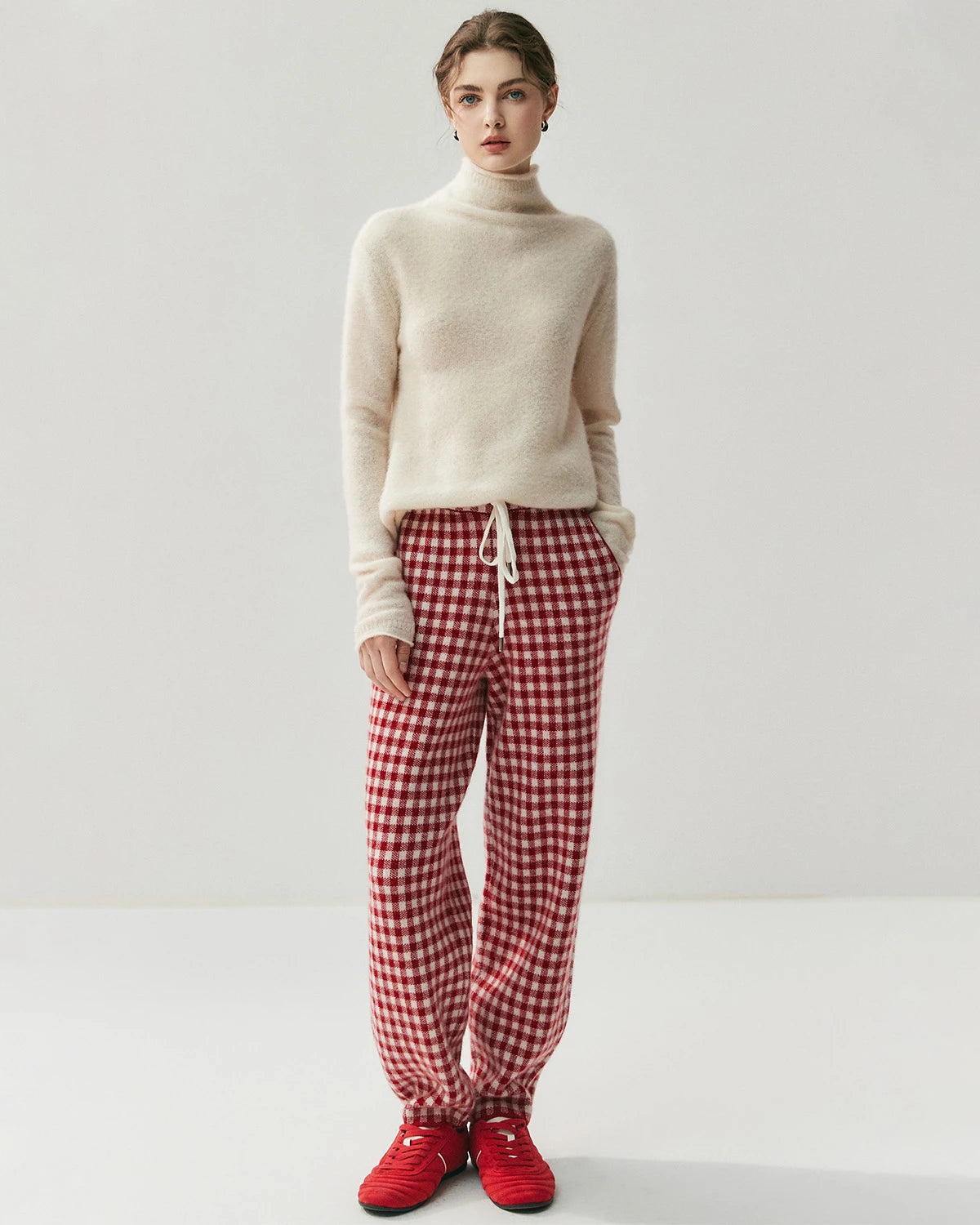 Silk-Cashmere Long Sleeve Turtleneck Sweater - DAISYSILK UK
