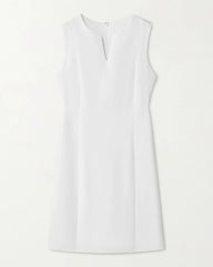 40 Momme Sleeveless Silk Knee Length Work Dress