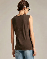 Sleeveless Silk Jersey